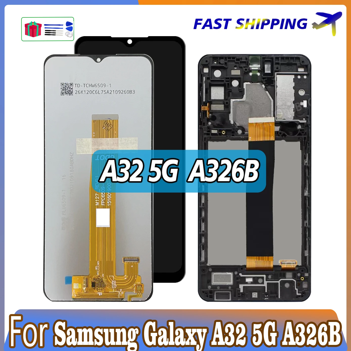 

Протестированный Оригинальный сенсорный ЖК-дисплей для Samsung Galaxy A32