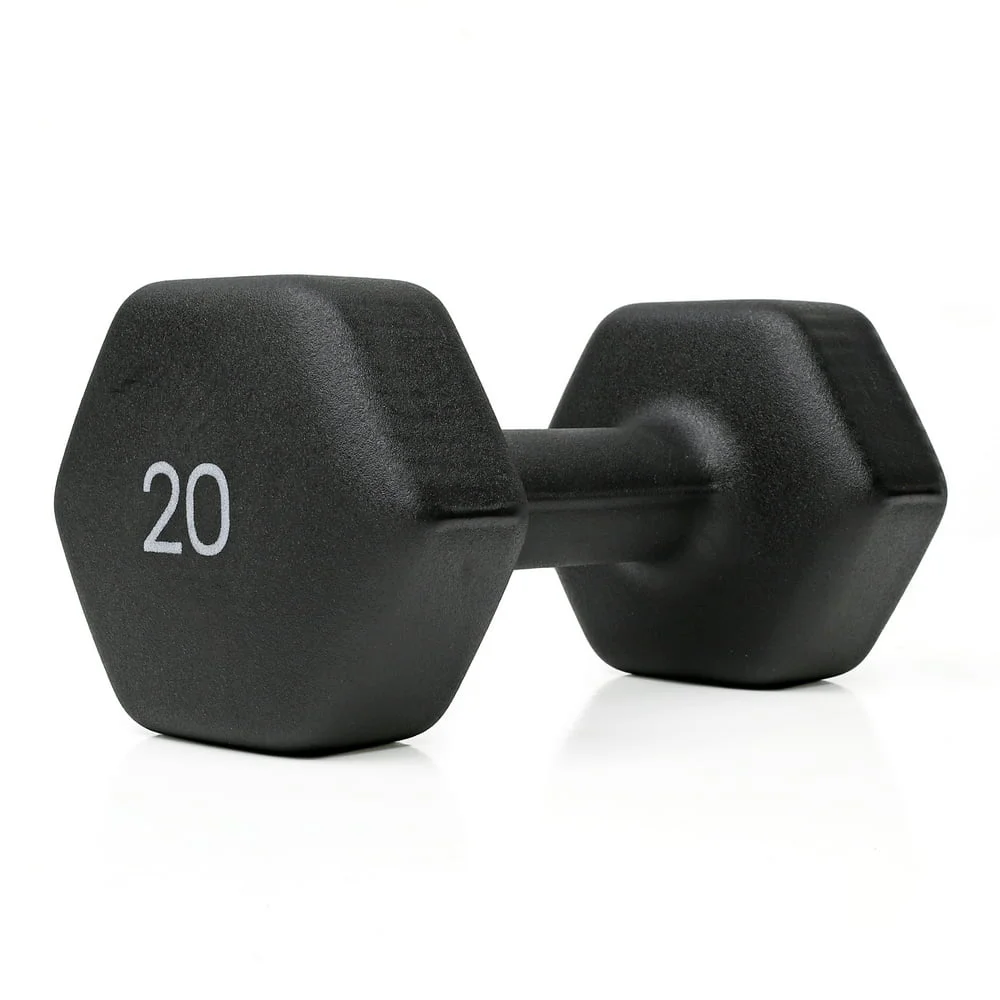 

Neoprene Dumbbells Anti-Roll Hand Weight, 20 Lb. Single