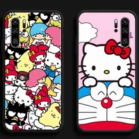 takara tomy hello kitty phone cases for huawei honor y6 y7 2019 y9 2018 y9 prime 2019 y9 2019 y9a back cover carcasa funda