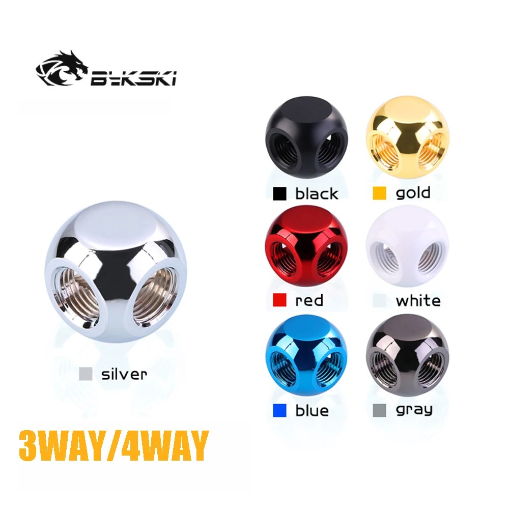 

Bykski 3 Way 4 Way Adapter Fitting Connecter G1/4 Thread 3/4 Direction PC Water Cooling MOD Water Cooler Parts B-TE3-X/B-TE4-X