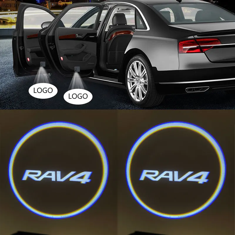 Автомобильный Стайлинг 1/2 шт. беспроводной светодиодный проектор для двери