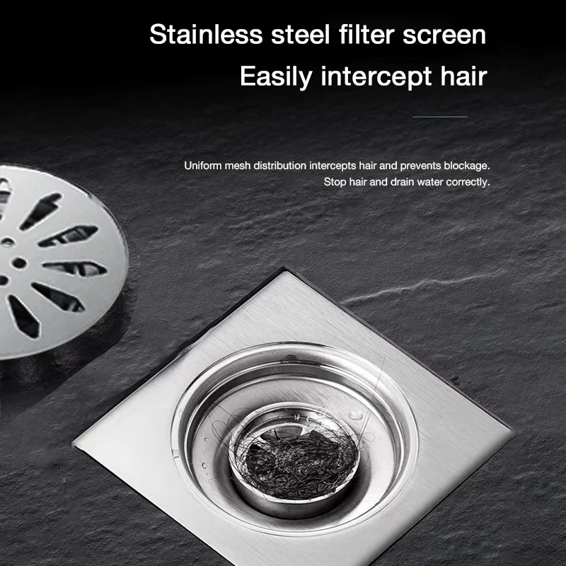 Kohler Дезодорант для слива пола из латуни/нержавеющей стали устойчивый к насекомым