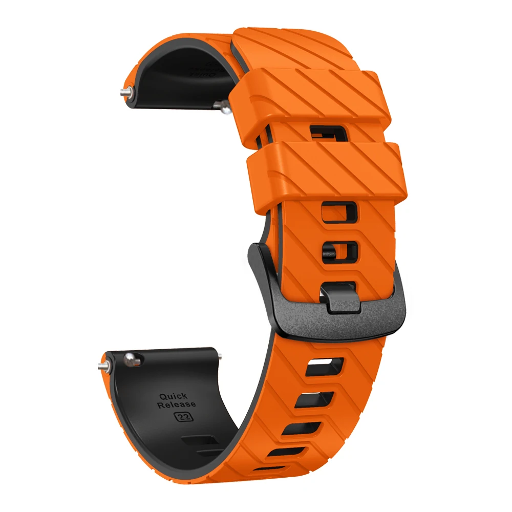 Фото Силиконовый ремешок для часов 22 мм для Suunto Race, браслет Suunto Race S/Ocean/Vertical/9 Peak Pro, сменный ремешок для часов №4