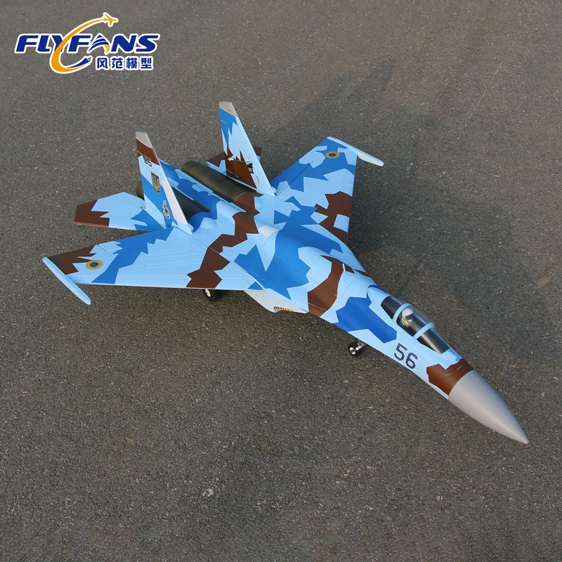Фото Радиоуправляемая модель истребителя Fengfan Model Dual 64mm EDF Su27 J11B с фиксированным крылом, из материала EPO, для хобби и тренировок №4