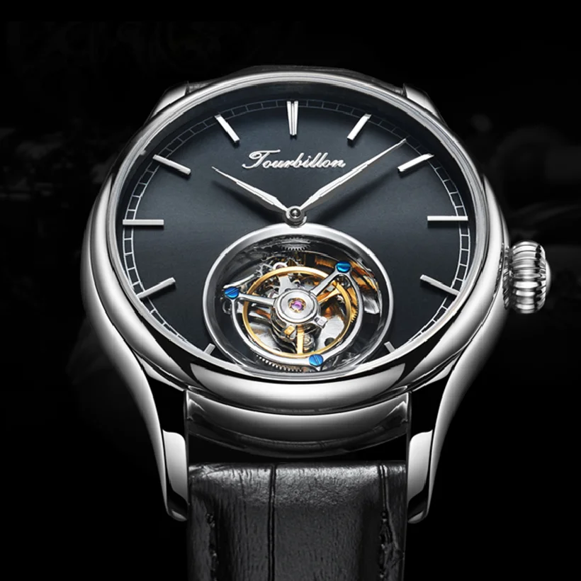 

AESOP Men's Mechanical Watches for Tourbillon Watch Mens Wristwatch Man Luxury Skeleton Male Clock Sapphire Crystal Watch 2020