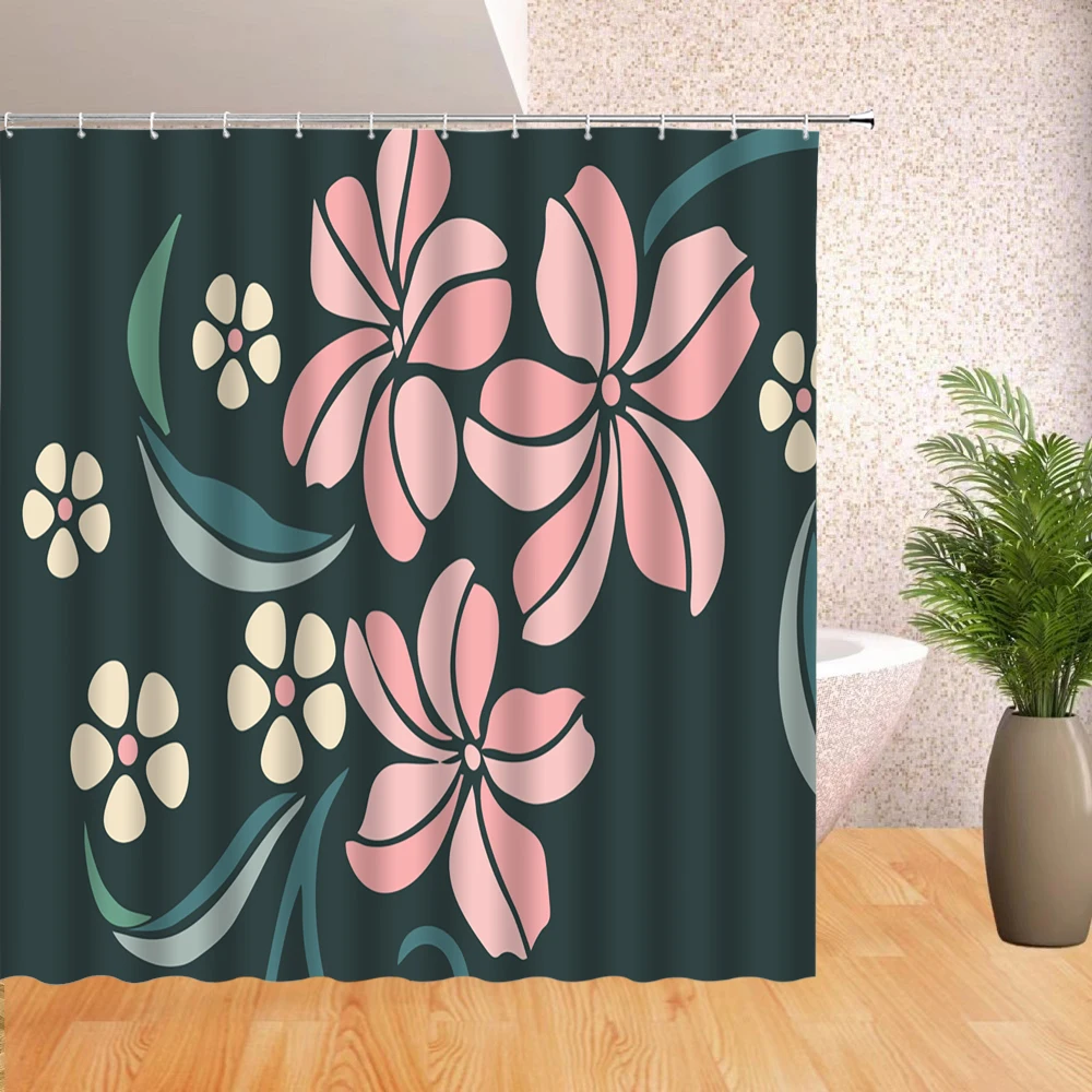 

Vintage Paisley Shower Curtain Retro Ethnic Art Print Mandala Classic Floral Bathroom Bath Curtains Waterproof Fabric with Hooks