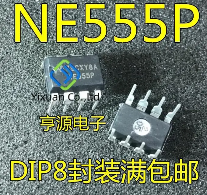 20pcs original new NE555 NE555P DIP-8 timer time base circuit IC