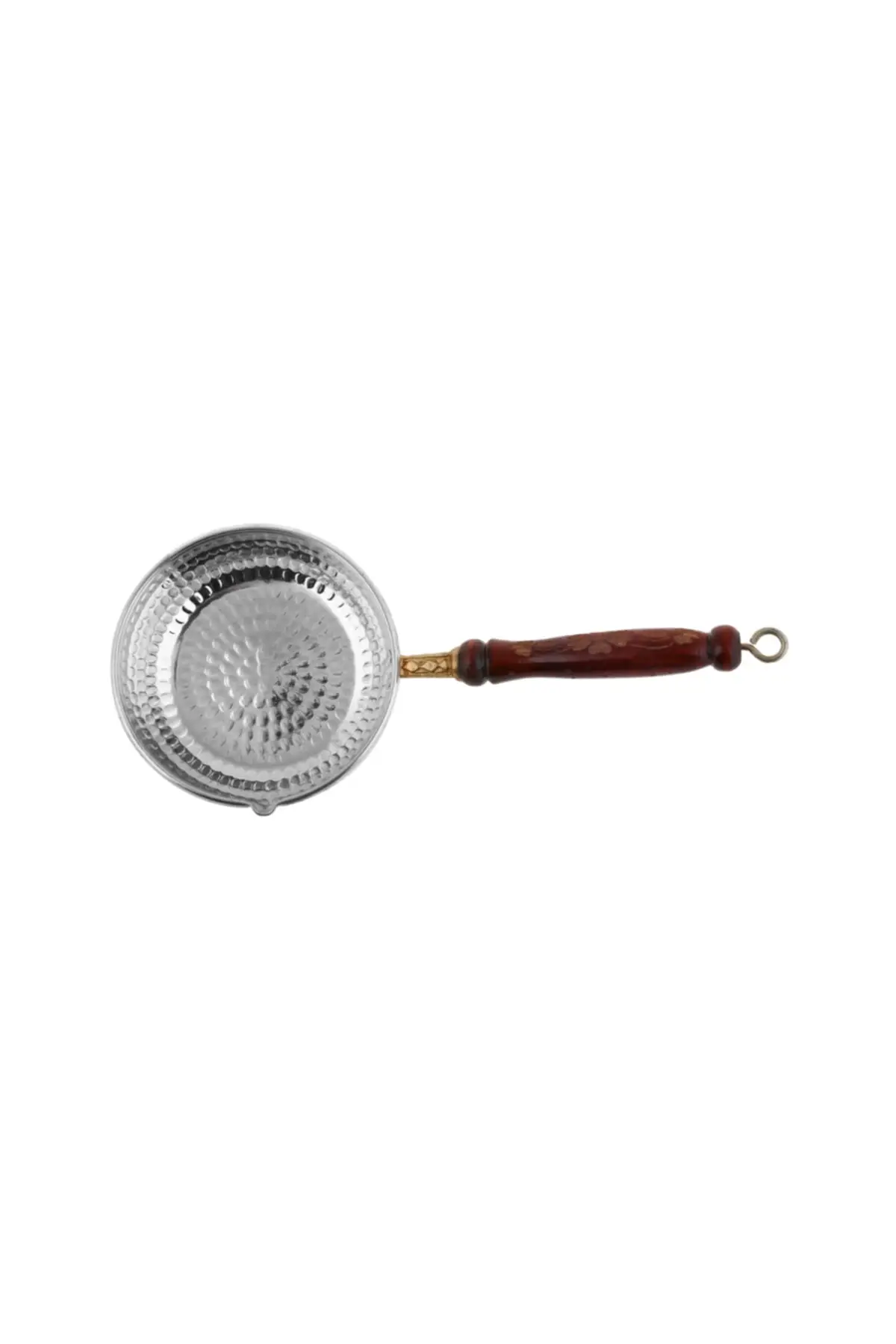 

Antique Copper Saucepan Sauce Pan Mini Size Pan With Wooden Handle Authentic Kitchen Cooking Product