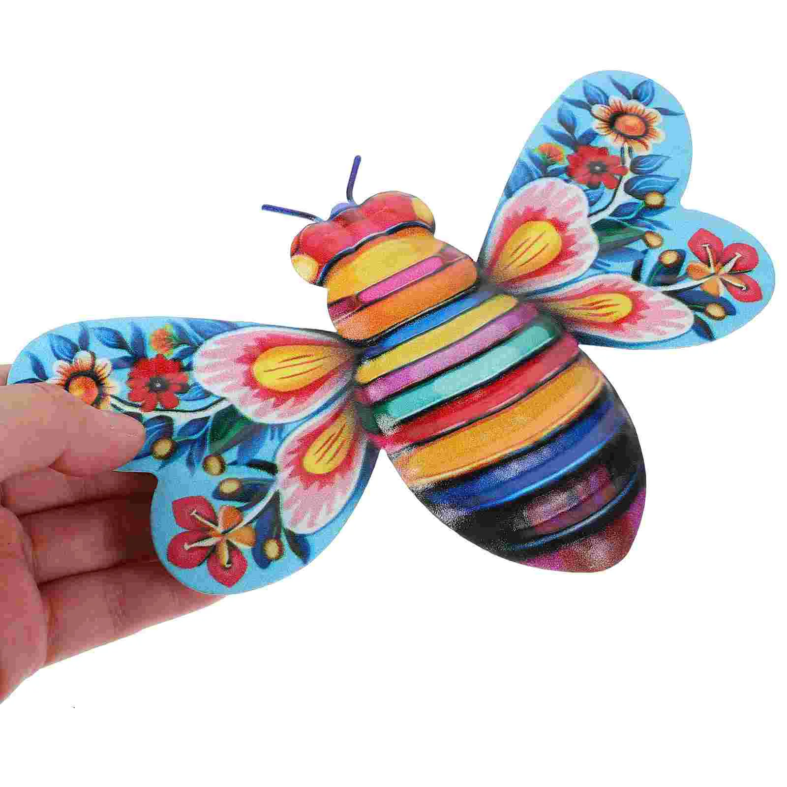 Железные пчелы винтажный кулон настенный декор подвесные украшения для забора