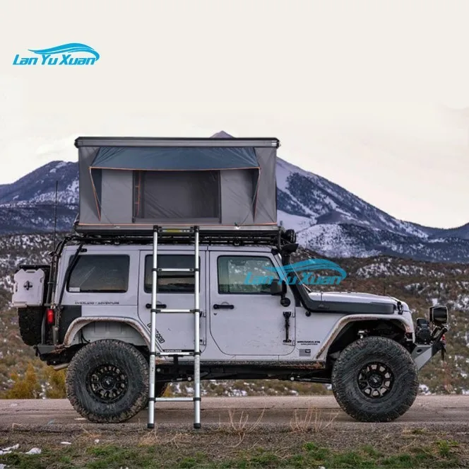 

Professional Outdoor Family SUV Car Roof Top Tent Hard Shell Aluminum for 1-4 Person