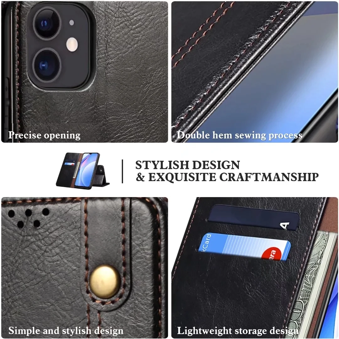 Роскошный чехол Crazy Horse для телефона Xiaomi Mi 11 11T Lite 12 12X 10i 11i 5G Poco X3 GT F3 NFC M3 M4 Pro