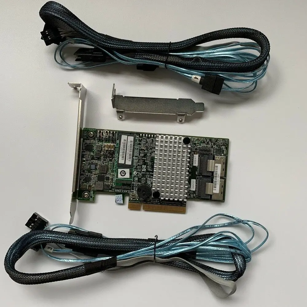 LSI 9267-8i 6Gb PCIE 2 0 512MB 8Port SAS карта контроллера + 8087 to (4) 7-контактный SATA |