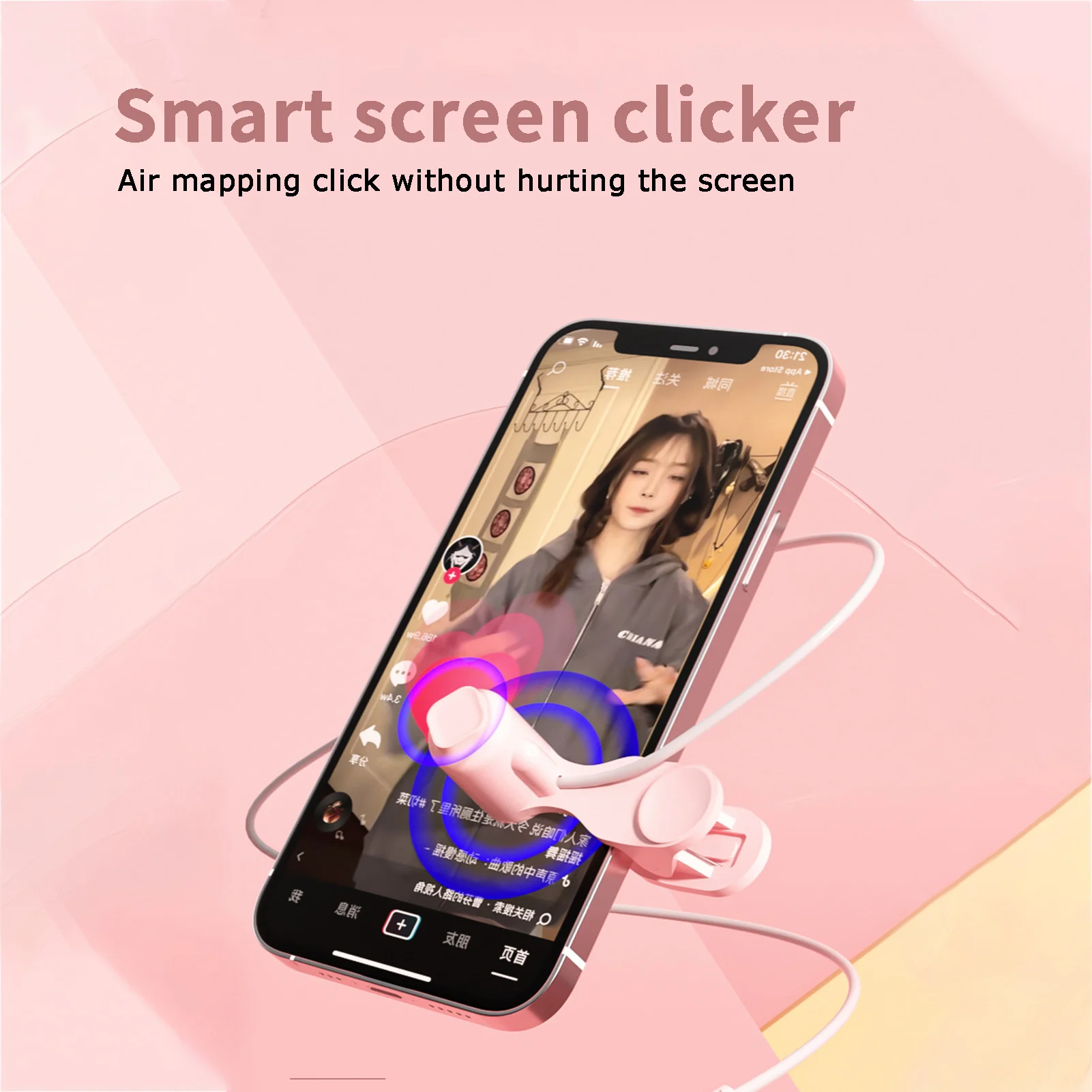

Mobile Phone Screen Auto Clicker ForTik Tok Youtube Video Live Streaming Gadget Smartphone Game Screen Touch Tripods For Ipad