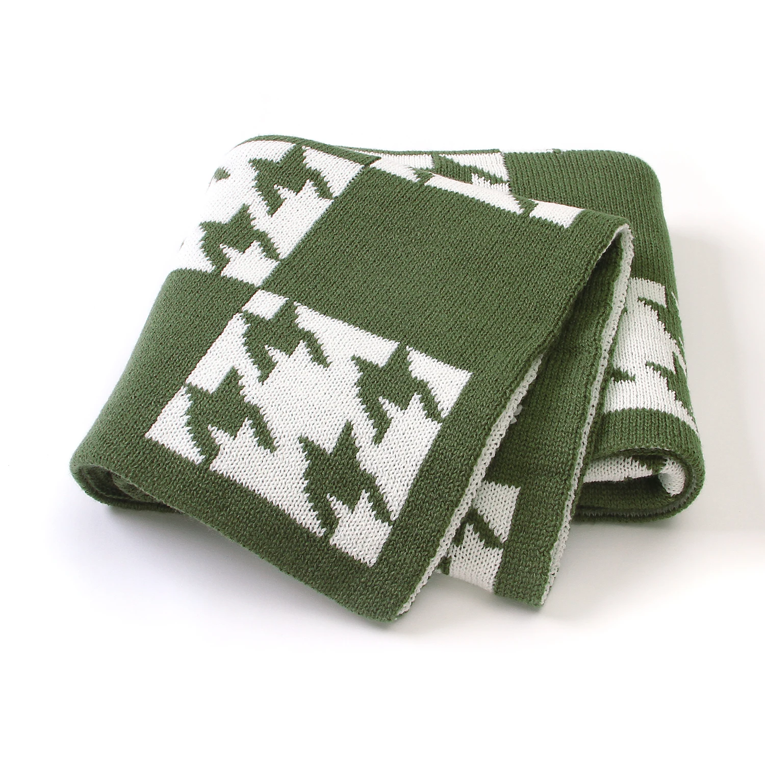 

Baby Blankets Knitted Newborn Boy Girl Swaddle Wrap Sleep Sack for Stroller Bed Sofa 100*75 Toddler Infant Nursey Security Quilt