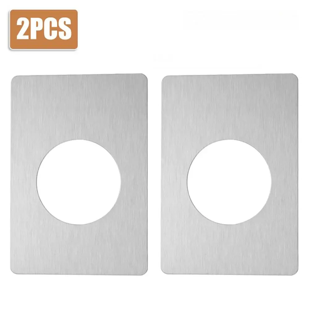 

1 шт./2 шт. ручка для фиксации дверной пластины усиленная крышка наполнитель петли ремонт скобы шаровой замок Монтажная пластина отверстие для заглушки