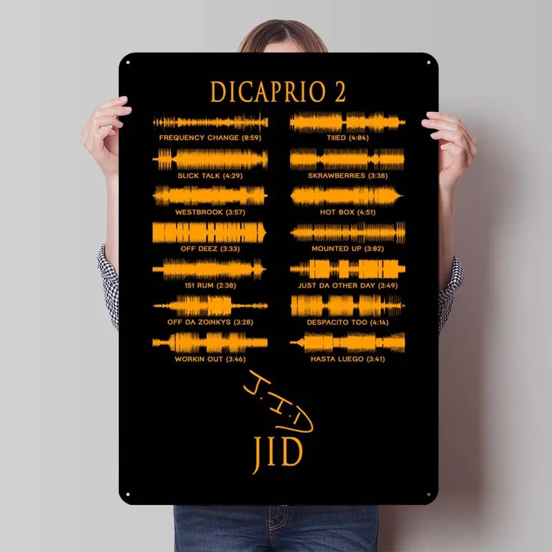 Металлические вывески JID плакаты в стиле рок-музыки украшения для домашнего