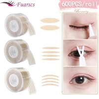 600pcs invisible double eyelid sticker lace eye lift strip transparent gauze mesh lace tape self adhesive stickers eye tape tool