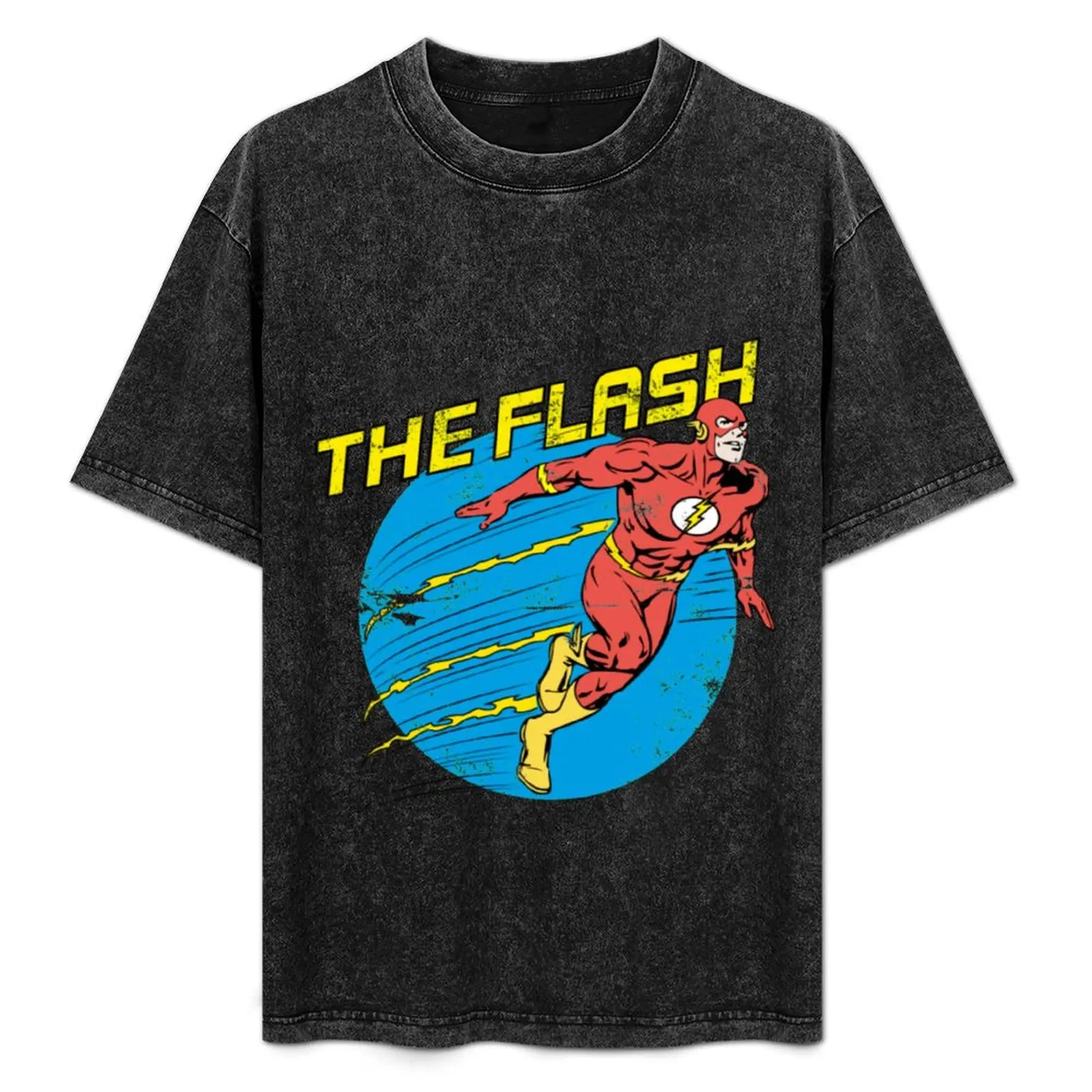 Футболка с рисунком аниме Flash Run новая коллекция простые мужские футболки