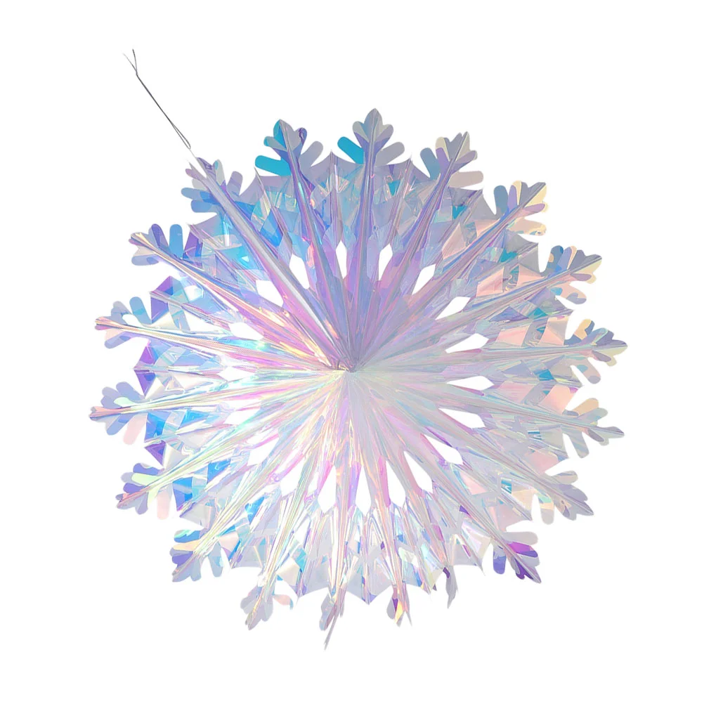 

1pc Window Decoration for Valentine's Day Wedding Party Xmas Snowflake Fan