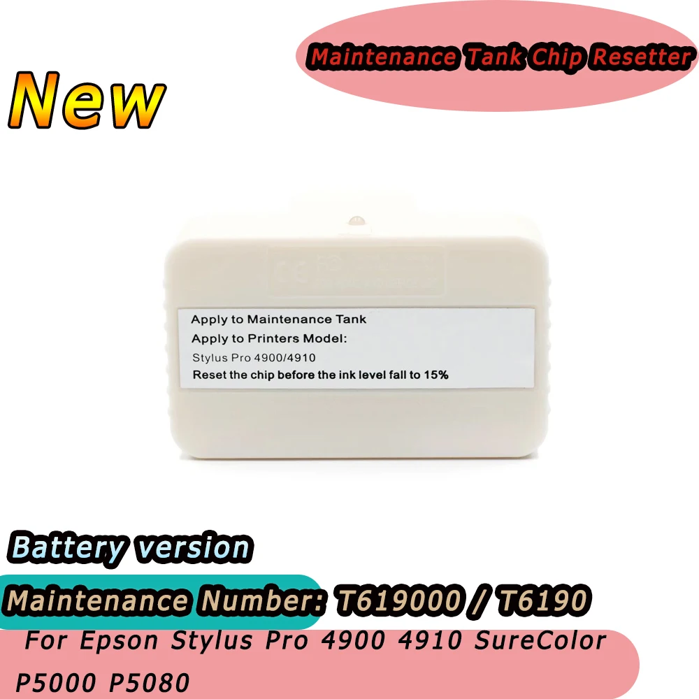 4900 P5000 P5080 Коробка для отработанных чернил принтера Резервуар обслуживания Ресет