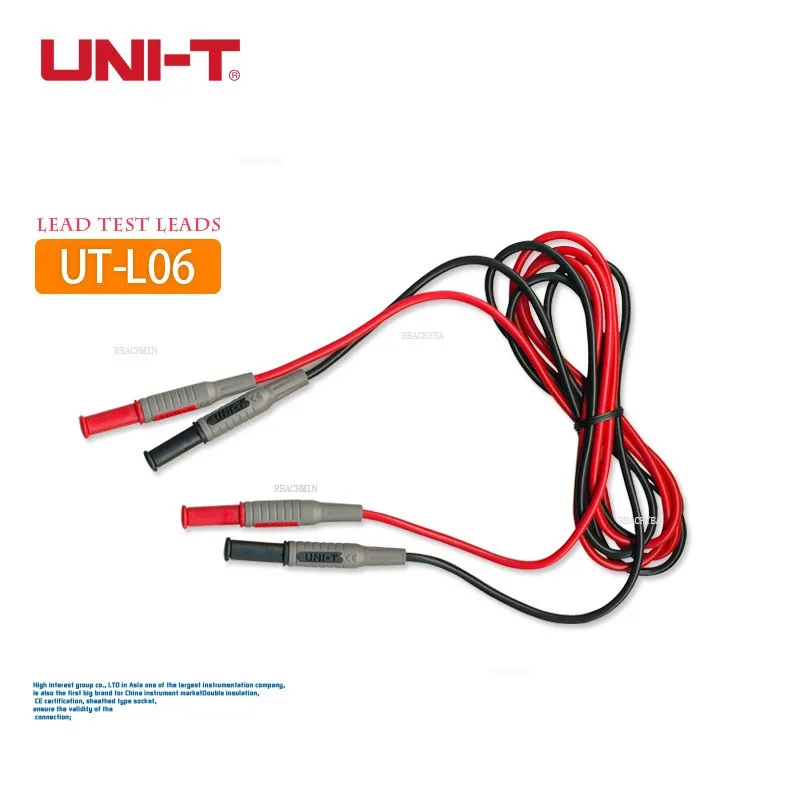

UNI-T UT-L06 Multimeters Accessories Testing Lead Multi-switch wiring 1000V 10A 1200mm Double Insulation with Safe Shielding