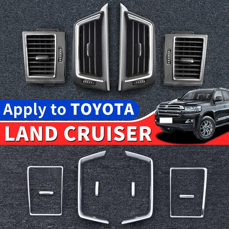 

Car Air Conditioning Air Outlet Decoration Sequins Interior Decoration For Toyota Land Cruiser 200 J20 J2 2016-2020
