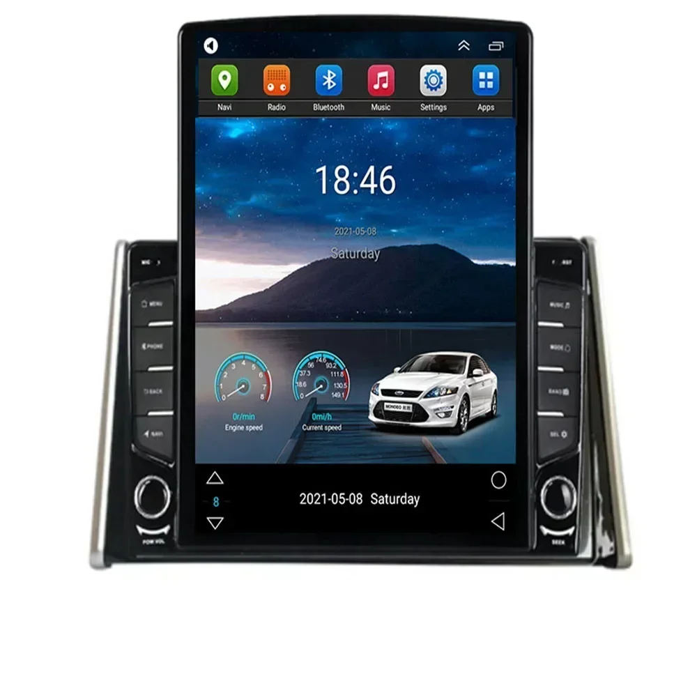 Для Tesla Style 2Din Android13 Автомобильный радиоприемник для TOYOTA RAV4 2019 2020-2035