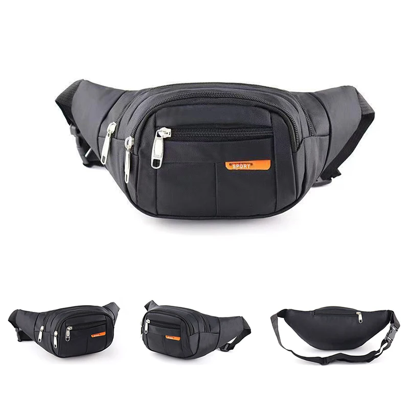Wholeasle Fanny Pack Custom Logo Printed Men Women Nylon Passport Cover National Buckle Strap Waist Bag Sling Chest Bag