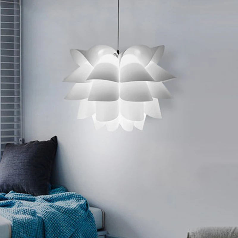 

Современный Цветочный абажур в виде лотоса, лампа «сделай сам» для потолочного подвесного светильника, крышка для различных потолочных лам...
