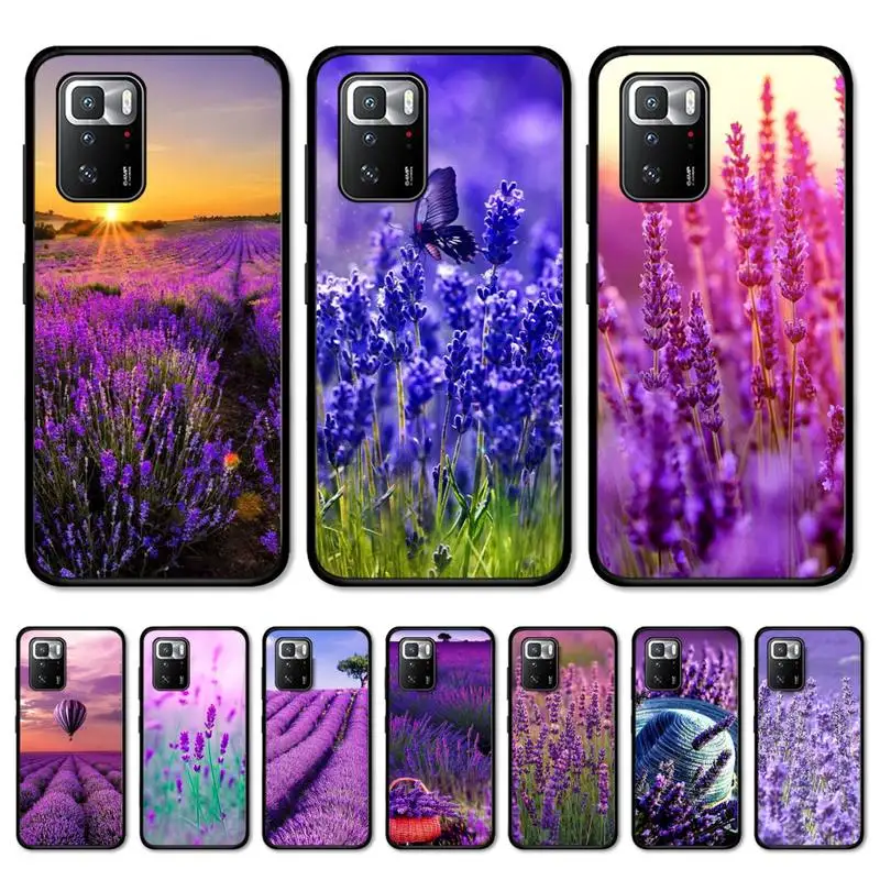 

Purple Lavender Phone Case for Redmi 5 6 7 8 9 A 5plus K20 4X S2 GO 6 K30 pro