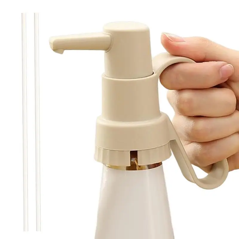 

Bottle Pump Oyster Sauce Dispensers Ketchup Vinegar Bottle Head Pressure Push-type Nozzle Home Kitchen Tools