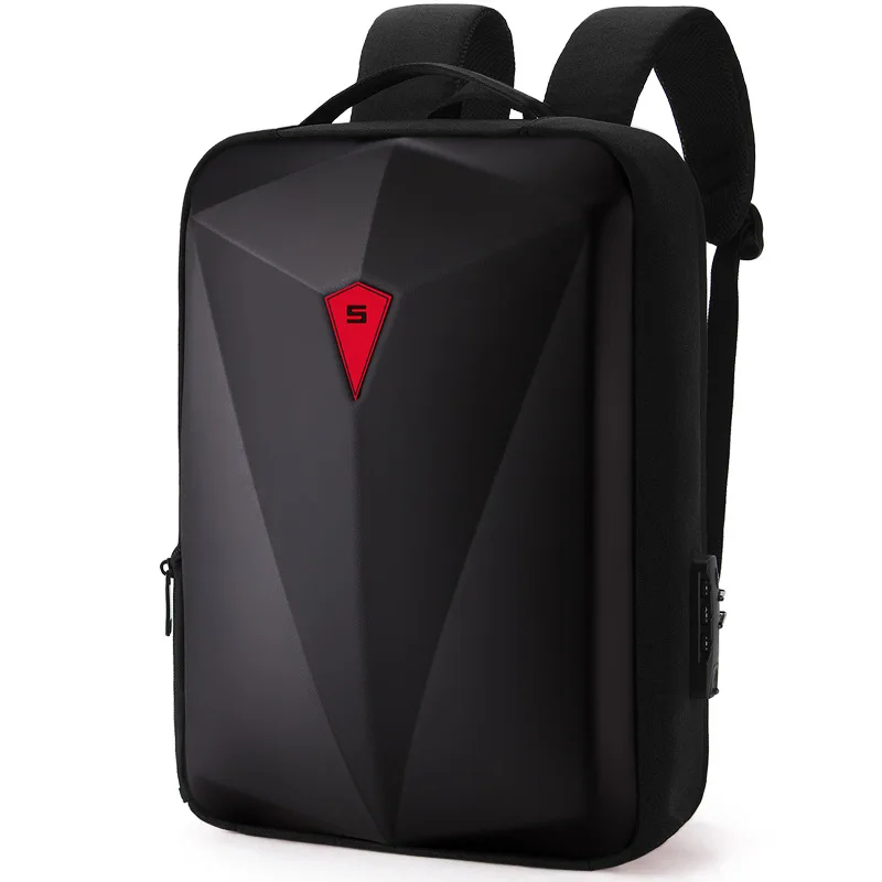

Fashion Backpack Mens Business Backpack USB Charging 17.3inch Laptop Backpack Waterproof Big Capacity Travel Backpack School Bag