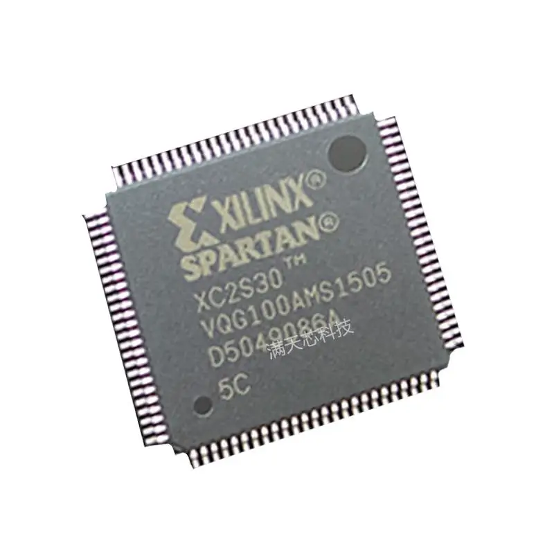 

XC2S30-5 VQF100C/XC2S30-5 VQG100I/PQ208C / 5 PQ208I программируемый чип процессора