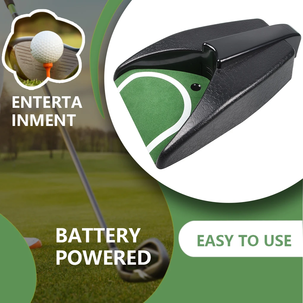 

Golf Ball Return Machine Battery Powered Mini Golfing Training Returner Home Office Professional Garden Adults Kids