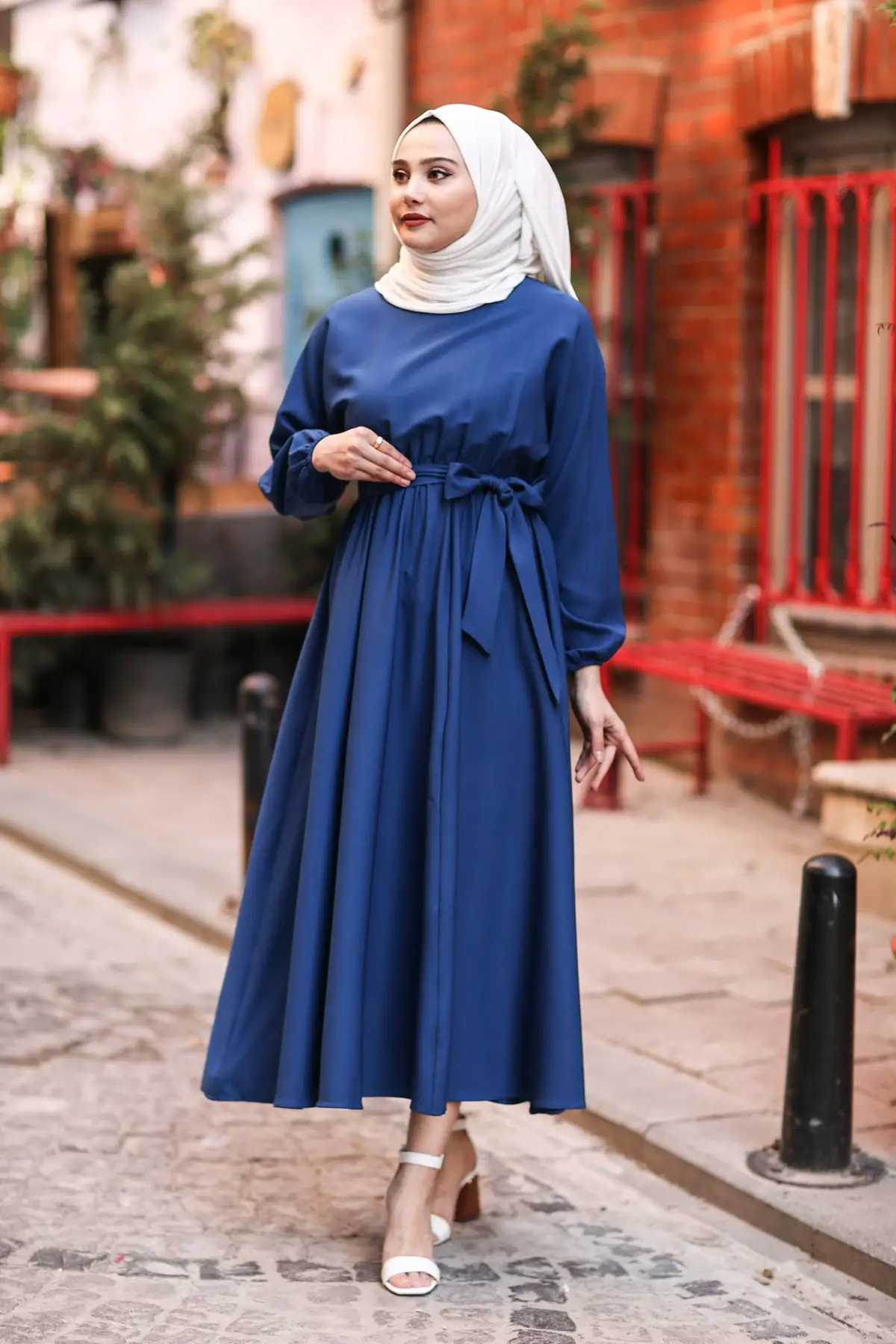 

Hijab Dresses 7069 Fashion Muslim Women Hijab Dress