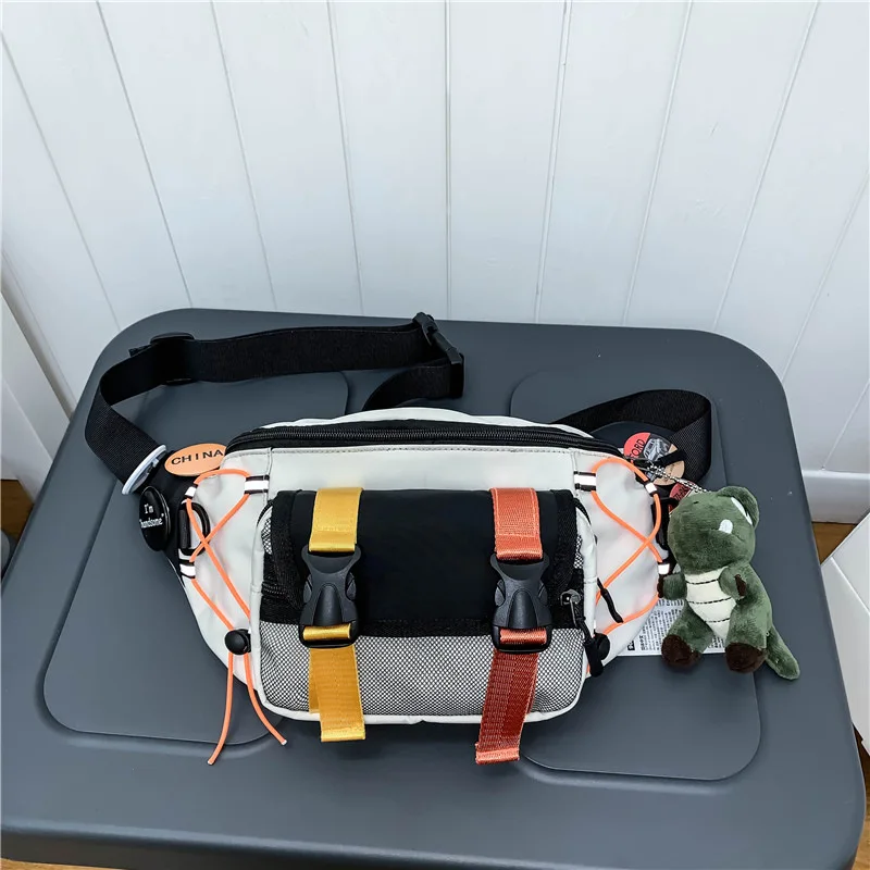 Outdoor casual mobile phone waist bag for men's new sports chest bag trend backpack for women's fashion crossbody bag