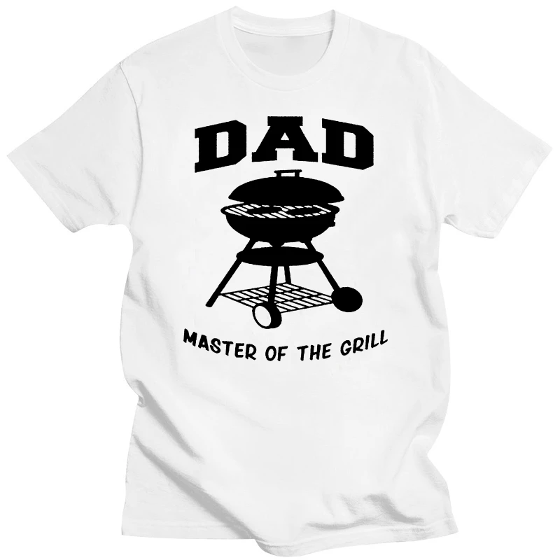 

Dad Master Of The Grill Weber Bbq Bar B Que Fathers Day Gift Tee T Shirt Summer Style Tee Shirt