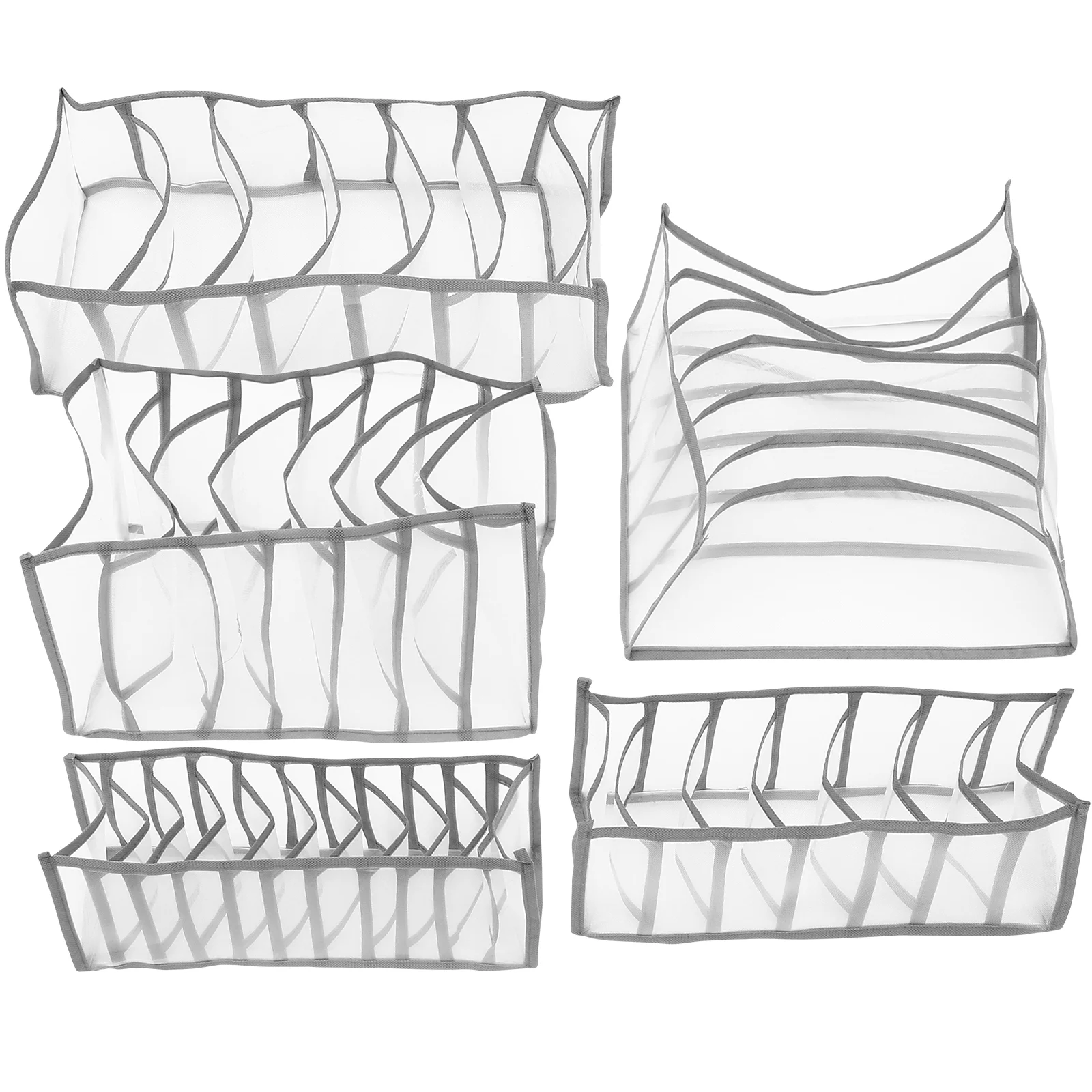 

Organizer Storage Clothes Drawer Bins Divider Socks Bin Box Dresser Organizers Closet Panty Belt Tie Clothing Foldable