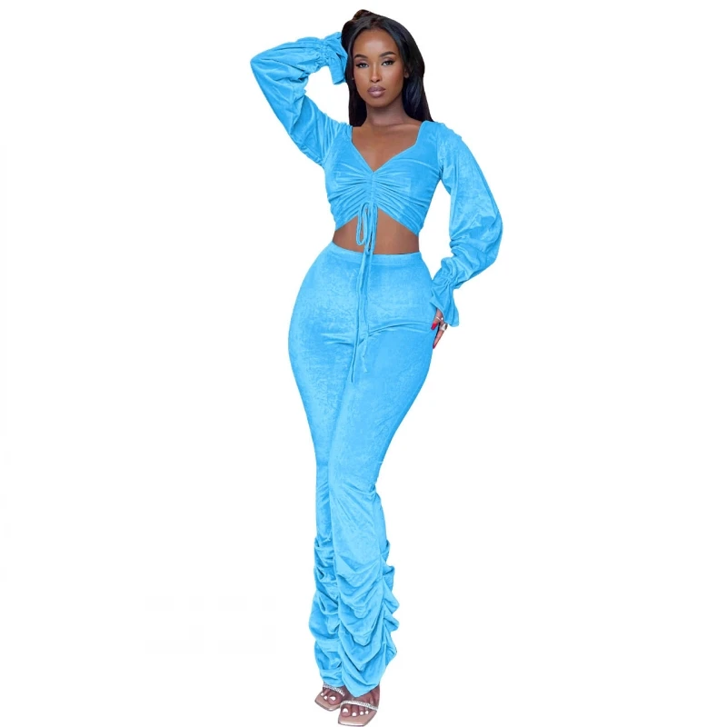 

2 Piece Sets Autumn Winter Women Suit Trousers Classic Outfit Loose Two Piece Set Women Top And Pants Casual Tracksuit Female