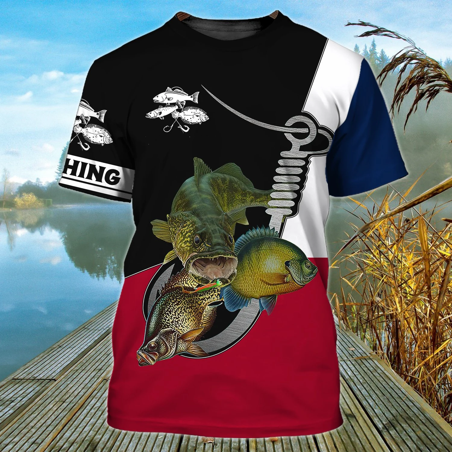 Barracuda/Marlin personality 3D full print men's T-shirt hot summer unisex casual graphics oversized men's short sleeve T-shirt