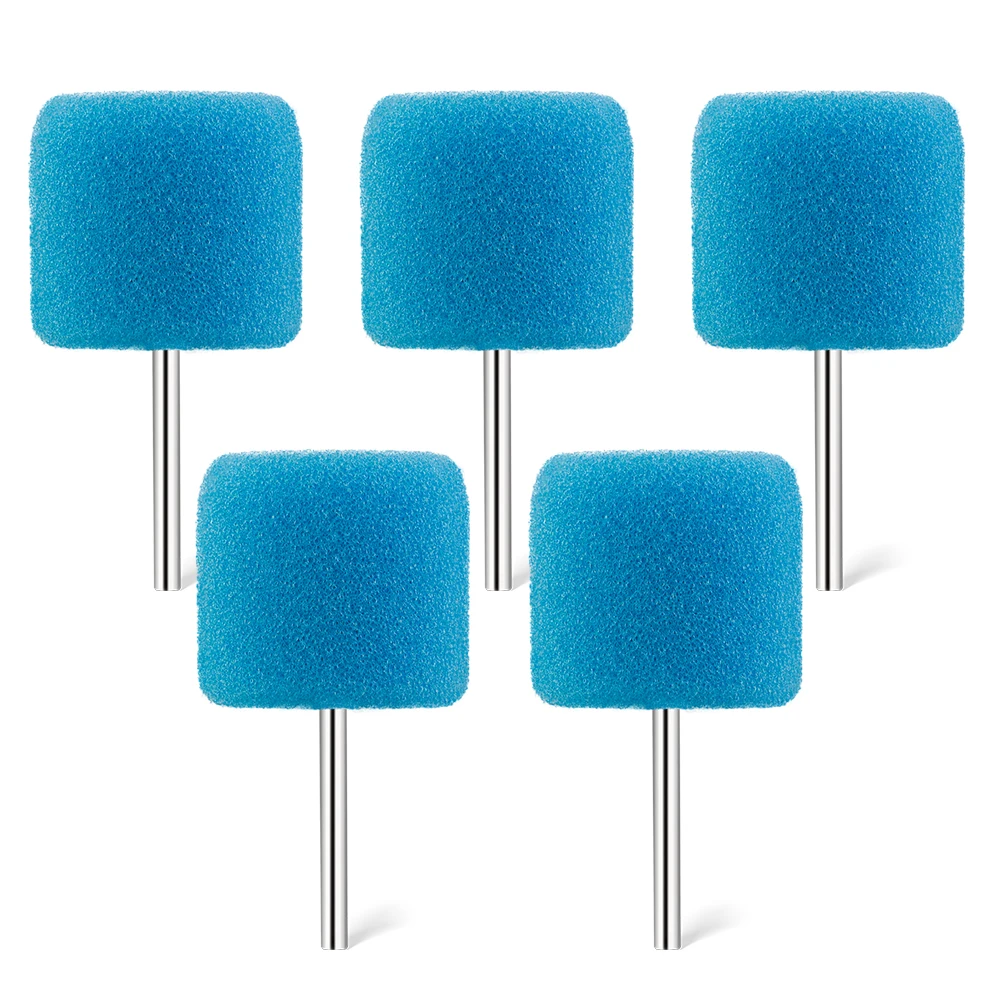 

SPTA 5 шт. мини-детализация губка полировальные подушечки для использования в автомобиле на инструментах для вращающейся дрели Dremel