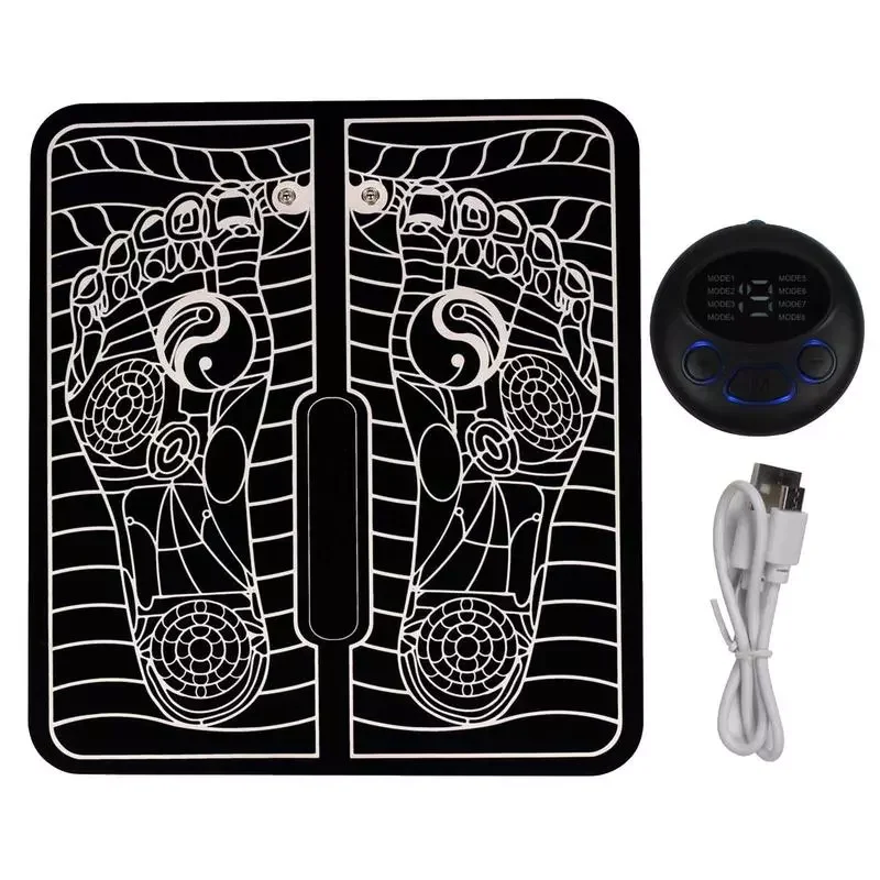

NEW2023 EMS Foot Pad Soft Foot Massager Foot Stimulator Portable Massage Pad Relax Feet And Legs Massager Spa
