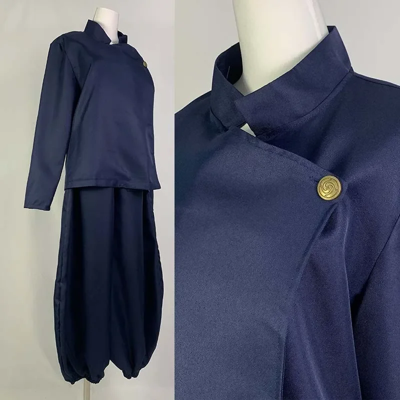 Geto Suguru Косплей Костюм Черный Боевой Хэллоуин Полный Комплект для Аниме Комикс С