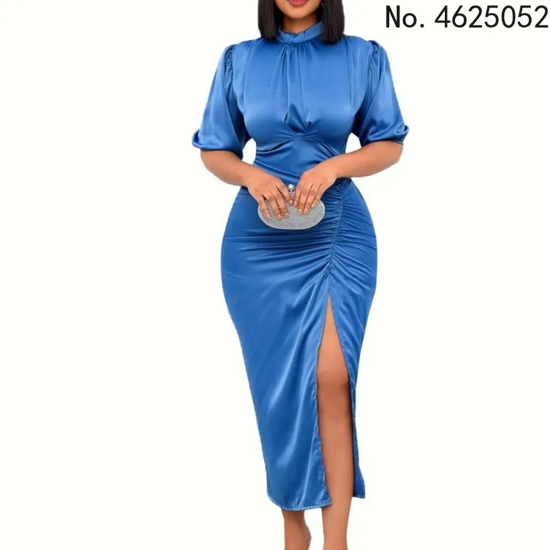 Женское вечернее платье-макси с оборками облегающее платье в африканском стиле