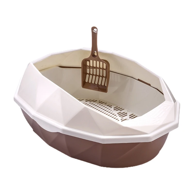 

Контейнер для наполнителя с открытым верхом, в комплект входит контейнер для наполнителя с щитком, антибрызговый контейнер для чистки дома...