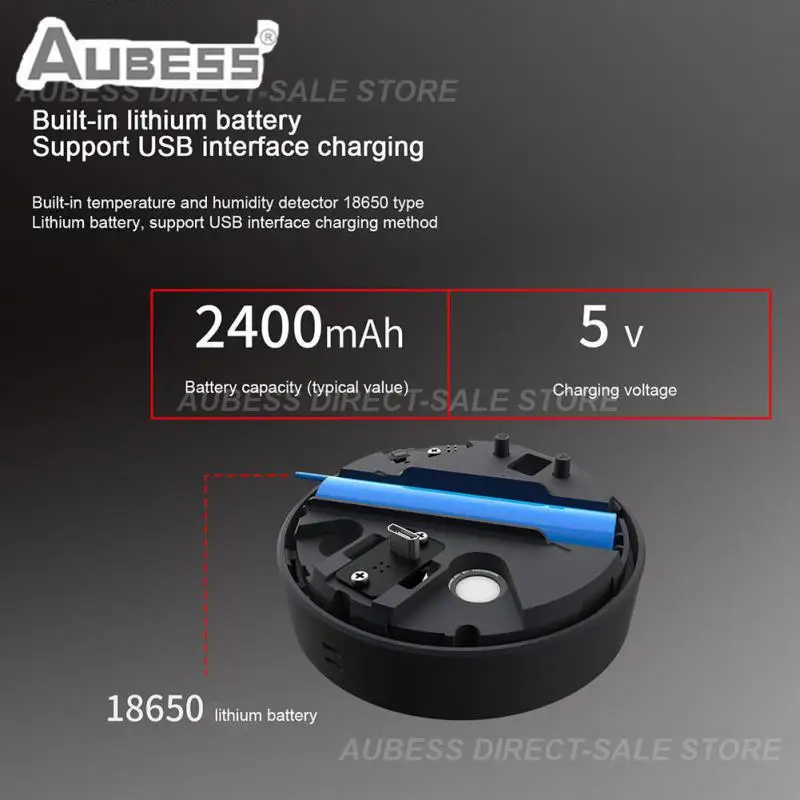 

Wifi Bluetooth датчик температуры и влажности Smart Life Tuya Smart Sensor 2400mah литиевый аккумулятор дистанционный мониторинг