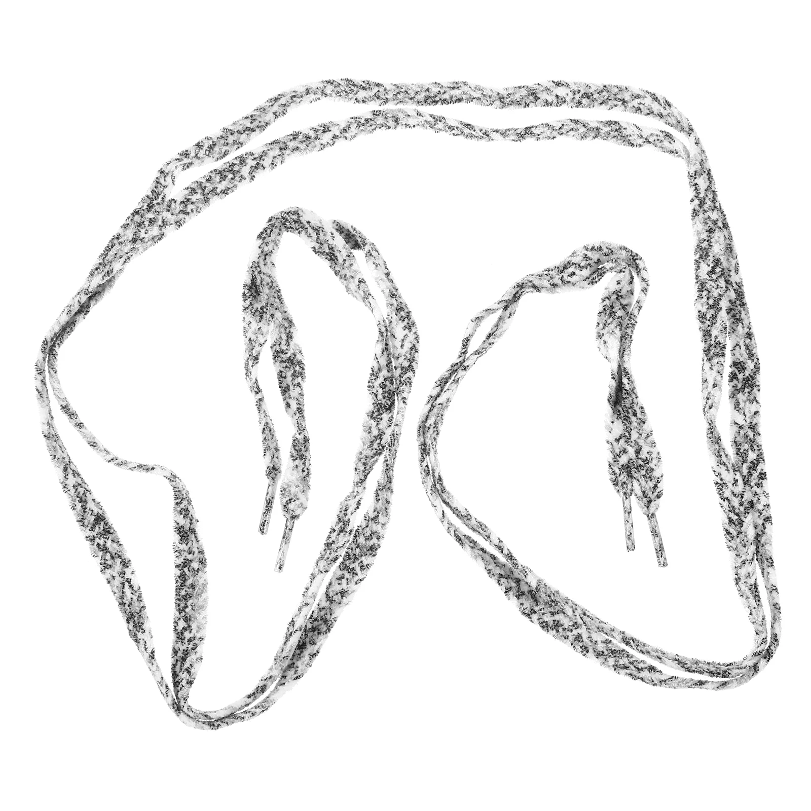 

1 Pair Plush Shoelaces Sports Shoelaces Fashionable Shoe Straps Sneaker Shoe Laces