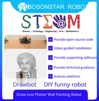 Drawbot for Arduino UNO R3 DIY kit Draw Line Plotter Wall Painting Robot STEM equipment Maker Project 3D printed parts Kid's toy
