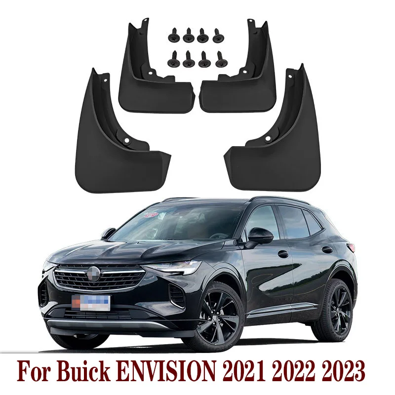 

MudFlaps For Buick ENVISION 2021 2022 2023 Mud Flaps Splash Guard Mudguards Front Rear Fender Auto Styline Car Accessories