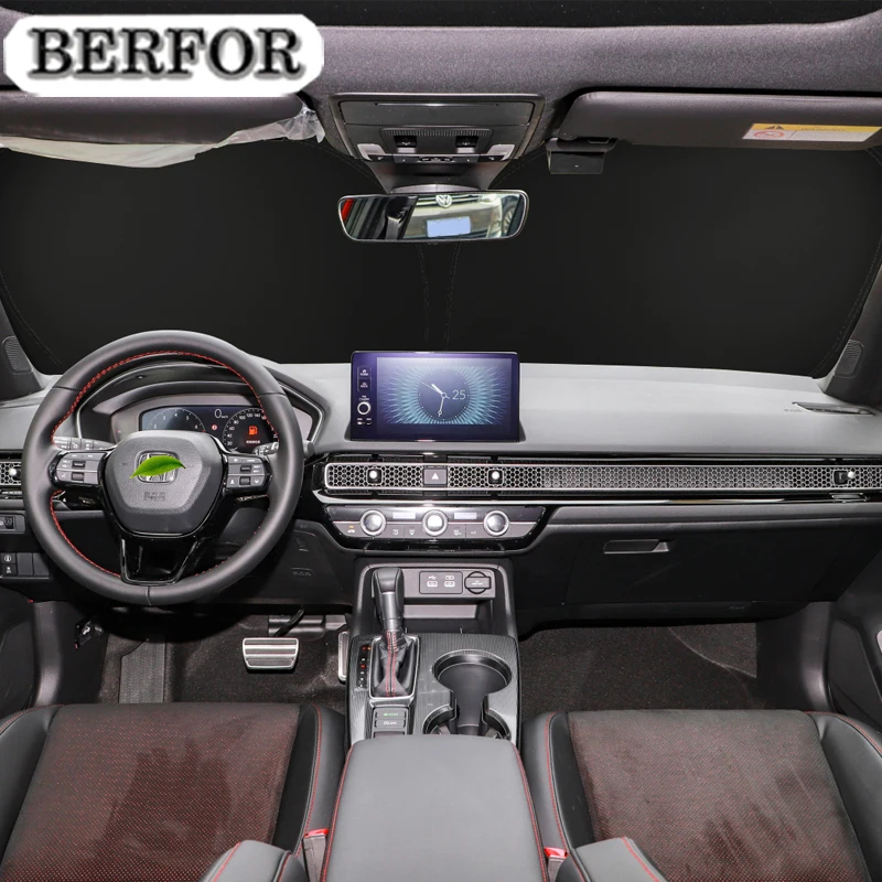 Солнцезащитный козырек на лобовое стекло для Honda Civic 10 и 11 поколения 2016-2023